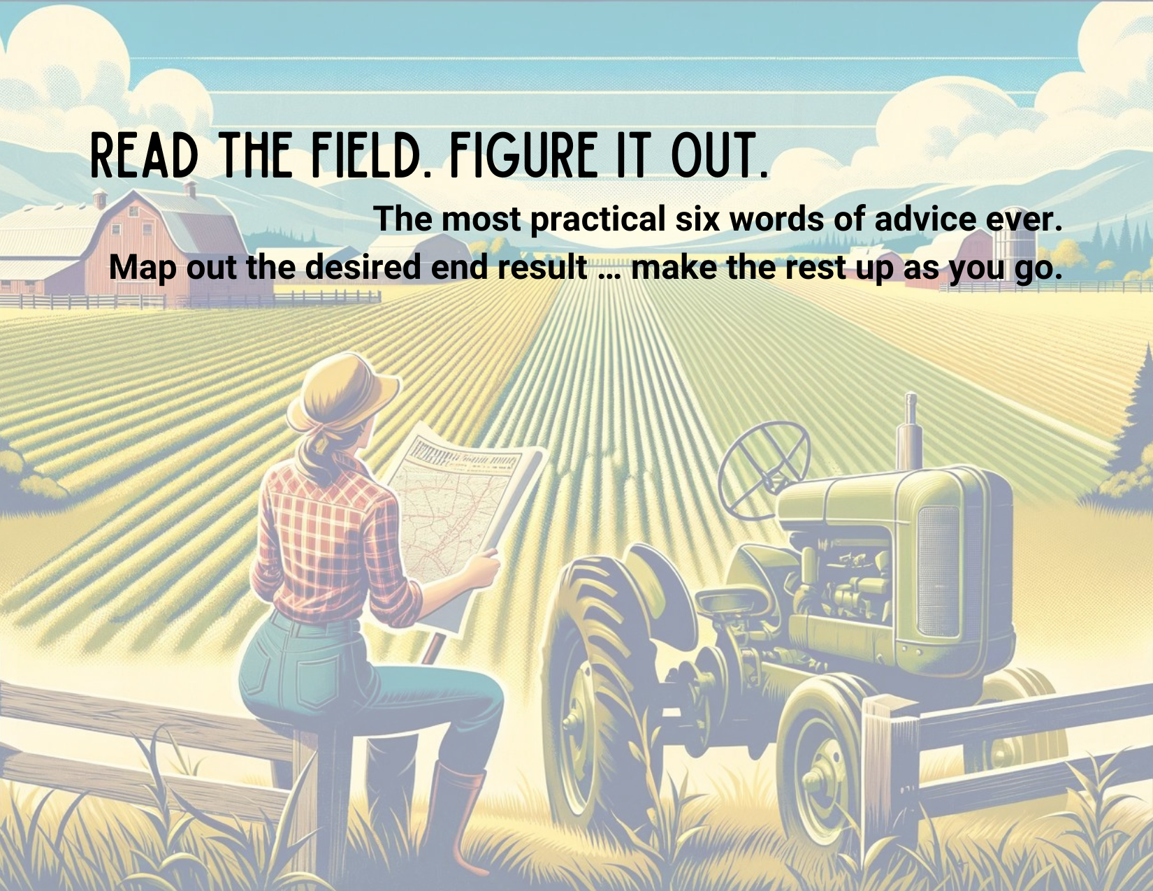 Read the Field. Figure it out.